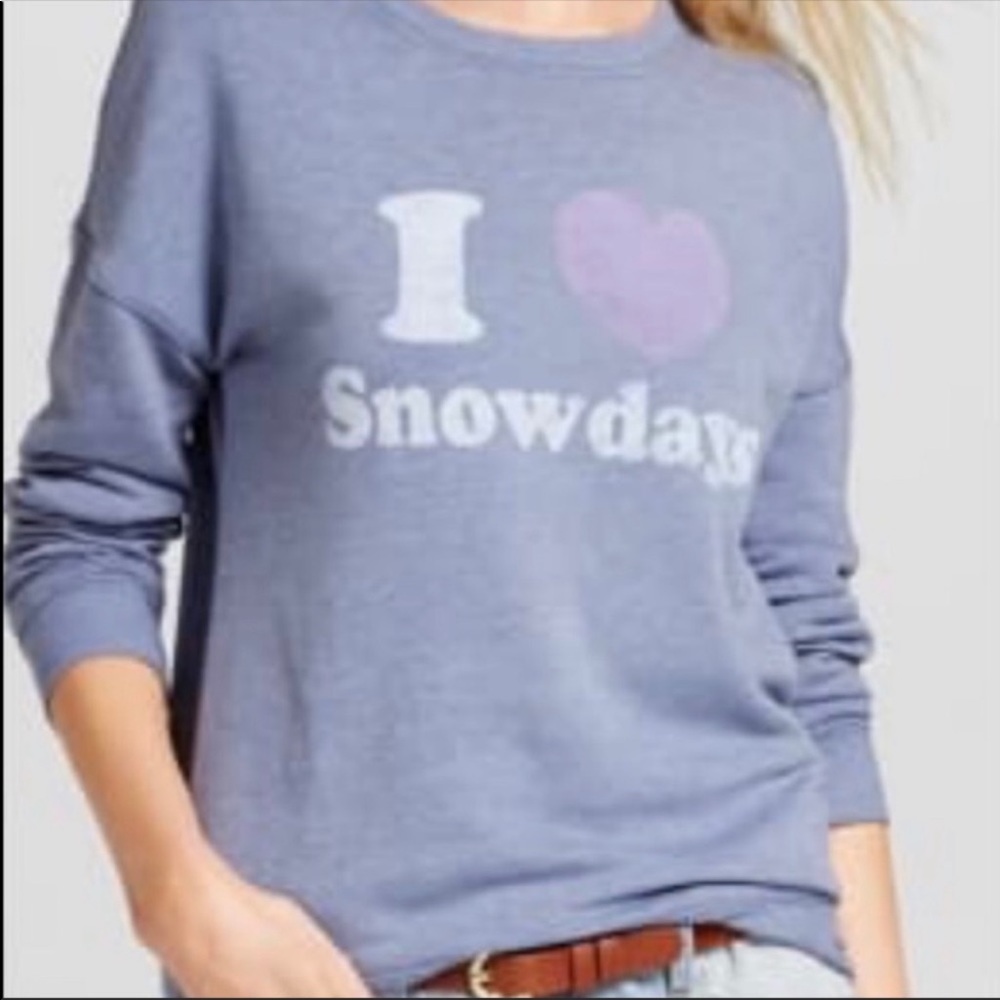 Zoe & Liv I Love Snowdays Sweatshirt Small